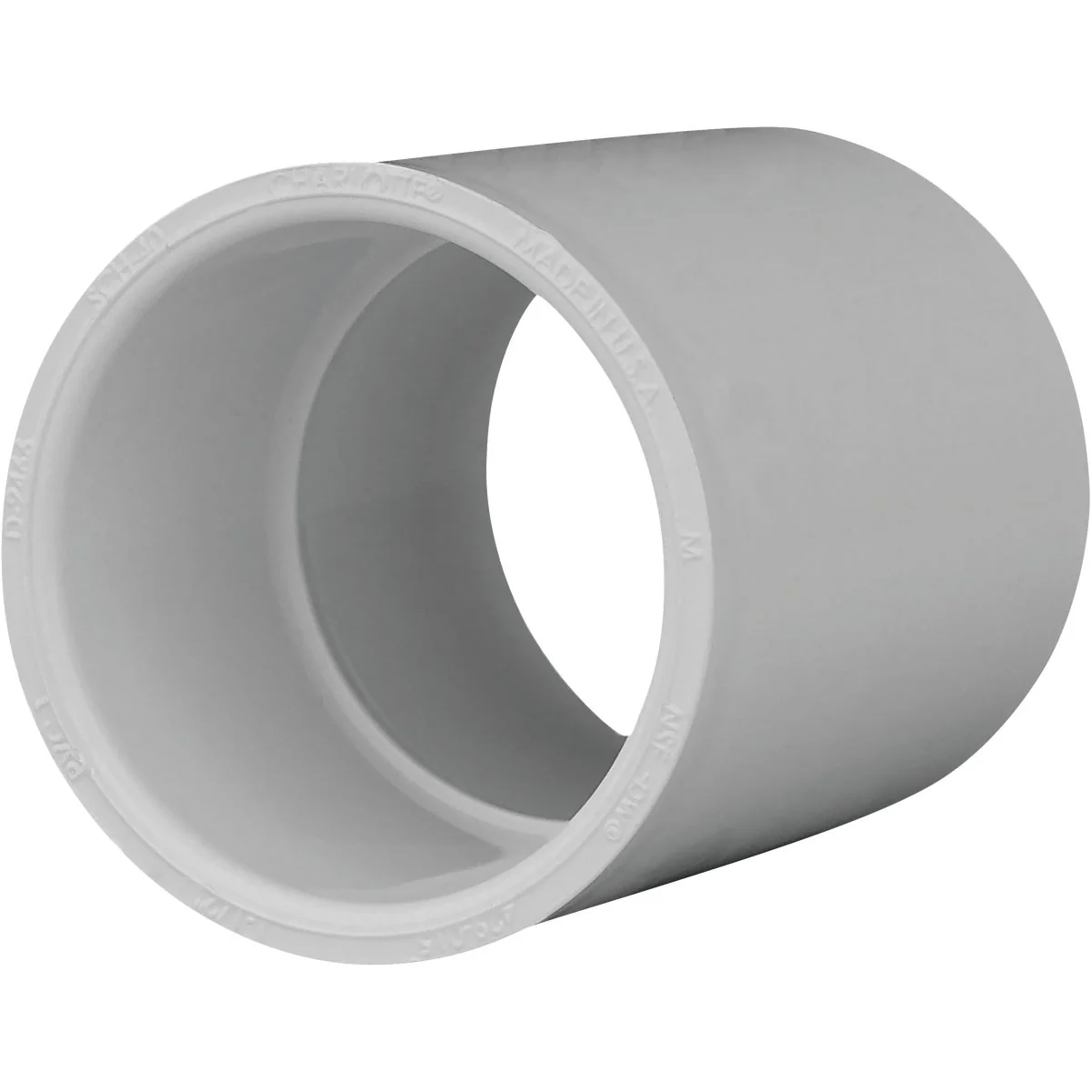 Relaxed Charlotte Pipe 1-1 2 In. Sch. 40 PVC Coupling Premium Material