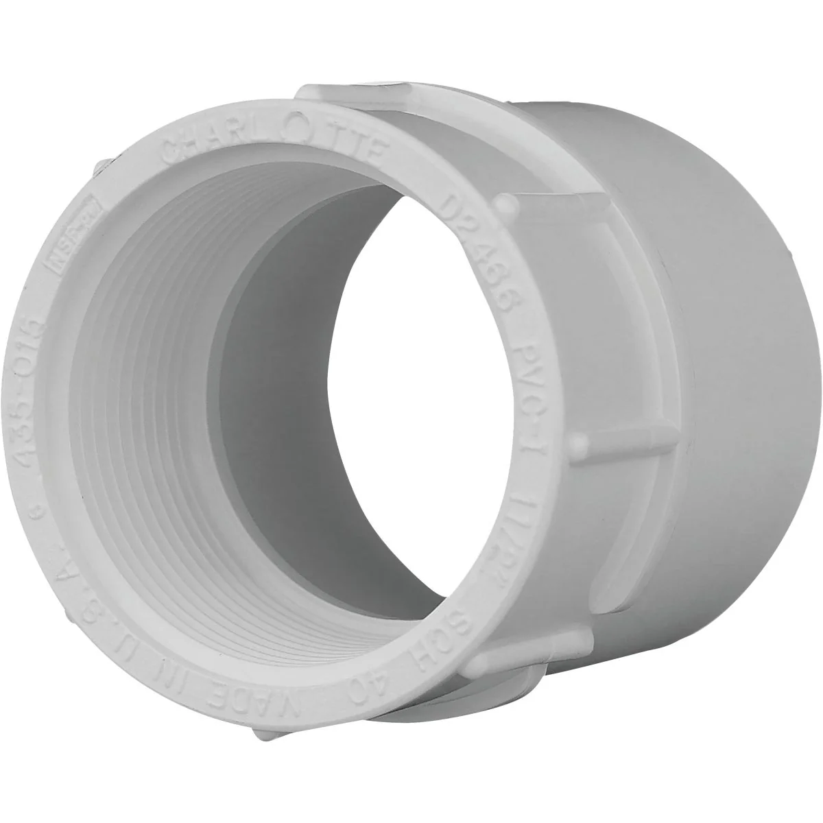 Superior Charlotte Pipe 1-1 2 In. Schedule 40 Female PVC Adapter Flexible