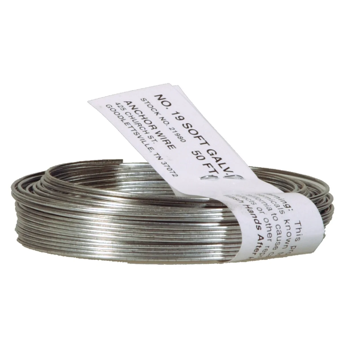 Durable HILLMAN Anchor Wire 50 Ft. 19 Ga. Galvanized Steel Mechanics and Stovepipe General Purpose Wire Coil World-Class