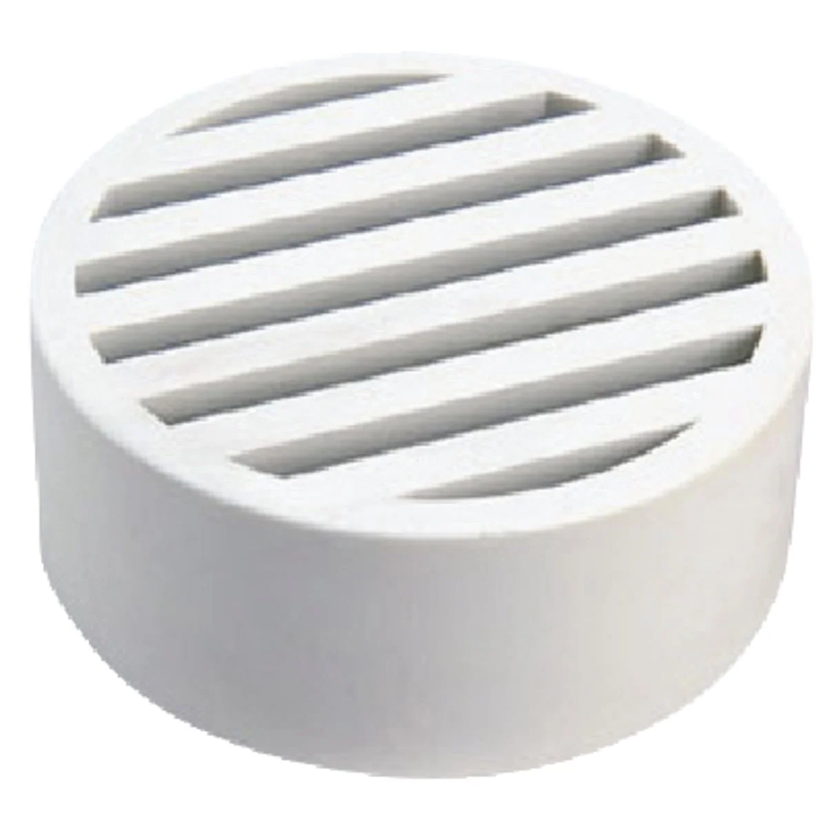 Top-Quality NDS 3 In. Gray Styrene Deck Drain Relaxed