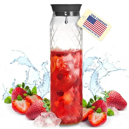Next-Generation PJC Kitchen Borosilicate Glass Pitcher with Lid Carefully Designed
