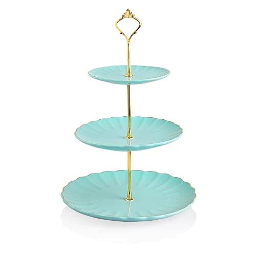 Dependable Sweejar 3 Tier Ceramic Cake Stand Wedding Professional