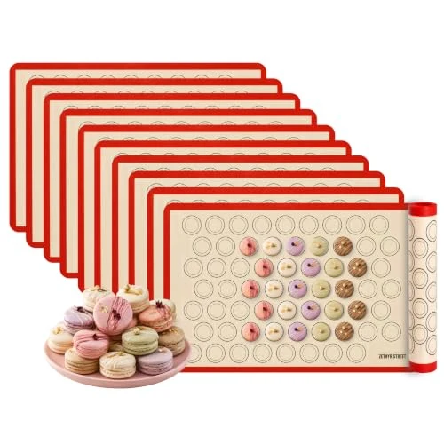 High-Grade Macaron Baking Mat Silicone Non Stick 10 Count Original