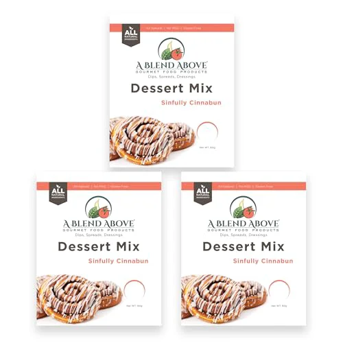 Quality A Blend Above Sinfully Cinnabun dip Mix 48 Ounce Genuine