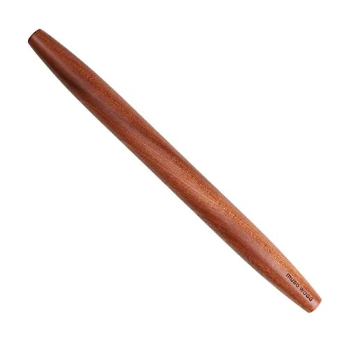 Long-Lasting Sapele French Rolling Pin for Baking Detailed