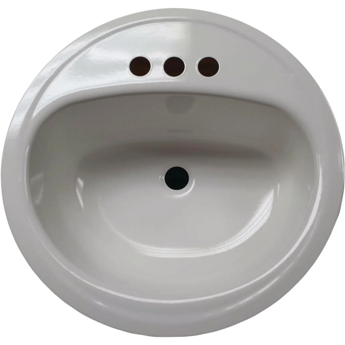 Sustainable Briggs Anderson Oval Drop-In Bathroom Sink White Flexible