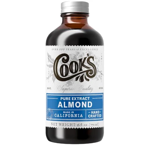 Professional Pure Almond Extract for Baking Cooking 16 Fl Oz Durable
