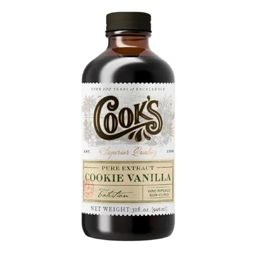 Functional Pure Cookie Vanilla Extract for Cakes Cookies 32 Fl Oz Sustainable