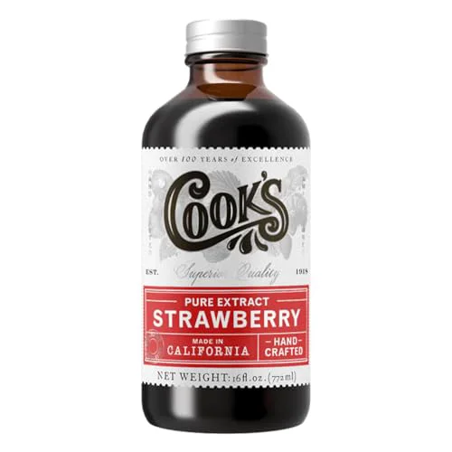 Long-Lasting Strawberry Extract for Baking 16 Fl Oz Certified