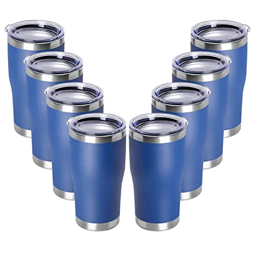 Verified 20oz Tumbler with Lid Stainless Steel Tumblers Bulk 8 Count Advanced