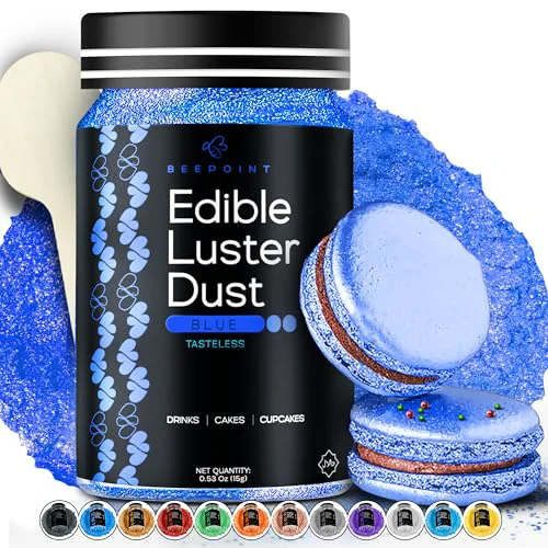 Reusable Blue Edible Luster Dust 15g Smart