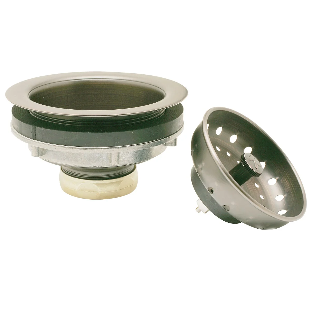 Original Design Do it Basket Strainer Assembly Venetian Bronze Powerful