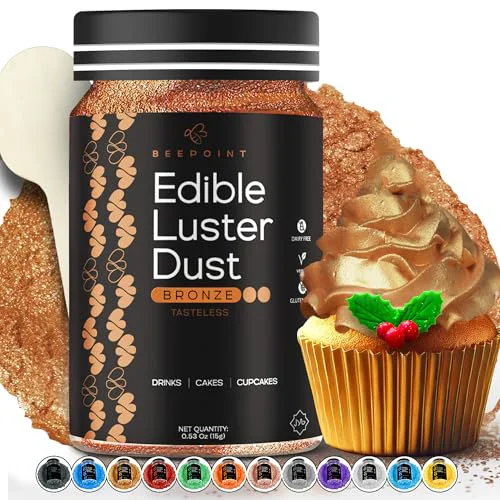 Powerful Bronze Edible Luster Dust 15g Relaxed