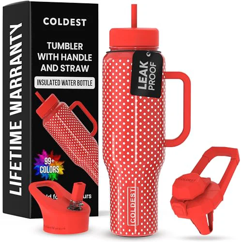 Next-Generation Coldest Tumbler with Handle and Straw Premium