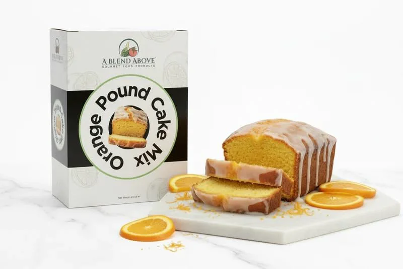 Innovative A Blend Above Orange Pound Cake Mix 25.55 Ounce Unique