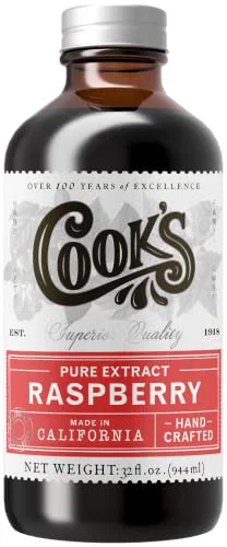 Stylish Pure Red Raspberry Extract for Baking Cooking 32 Fl Oz Solid