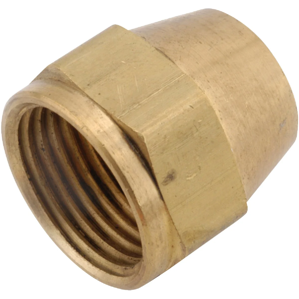Outstanding Anderson Metals 5 16 In. Brass Flare Short Nut Authentic