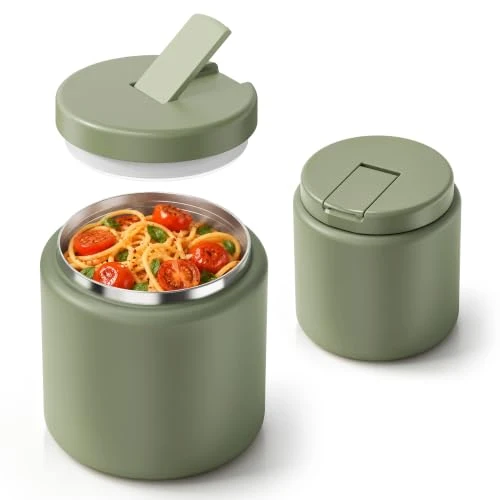 Soft 26oz Soup Thermo for Hot Food Kids with Buckle Lid Insulated Vacuum Food Jar Wide Mouth Leakproof Stainless Steel Lunch Container Elegant