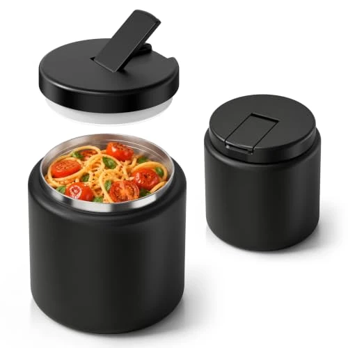 User-Friendly 26oz Soup Thermo for Hot Food Kids with Buckle Lid Insulated Vacuum Food Jar Wide Mouth Leakproof Stainless Steel Lunch Container Professional