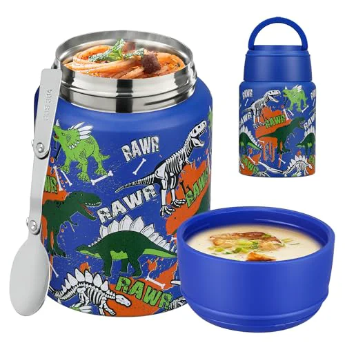 Prestigious 16oz Insulated Food Jar with Spoon First-Class