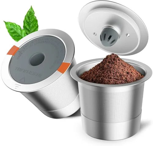 Superior Reusable K Cups for Keurig 1.0 2.0 2 Count User-Friendly