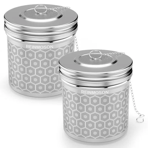 Prestigious 2 Pack Extra Large Tea Infuser for Loose Leaf Tea Spice Ball 2 Count Trendy