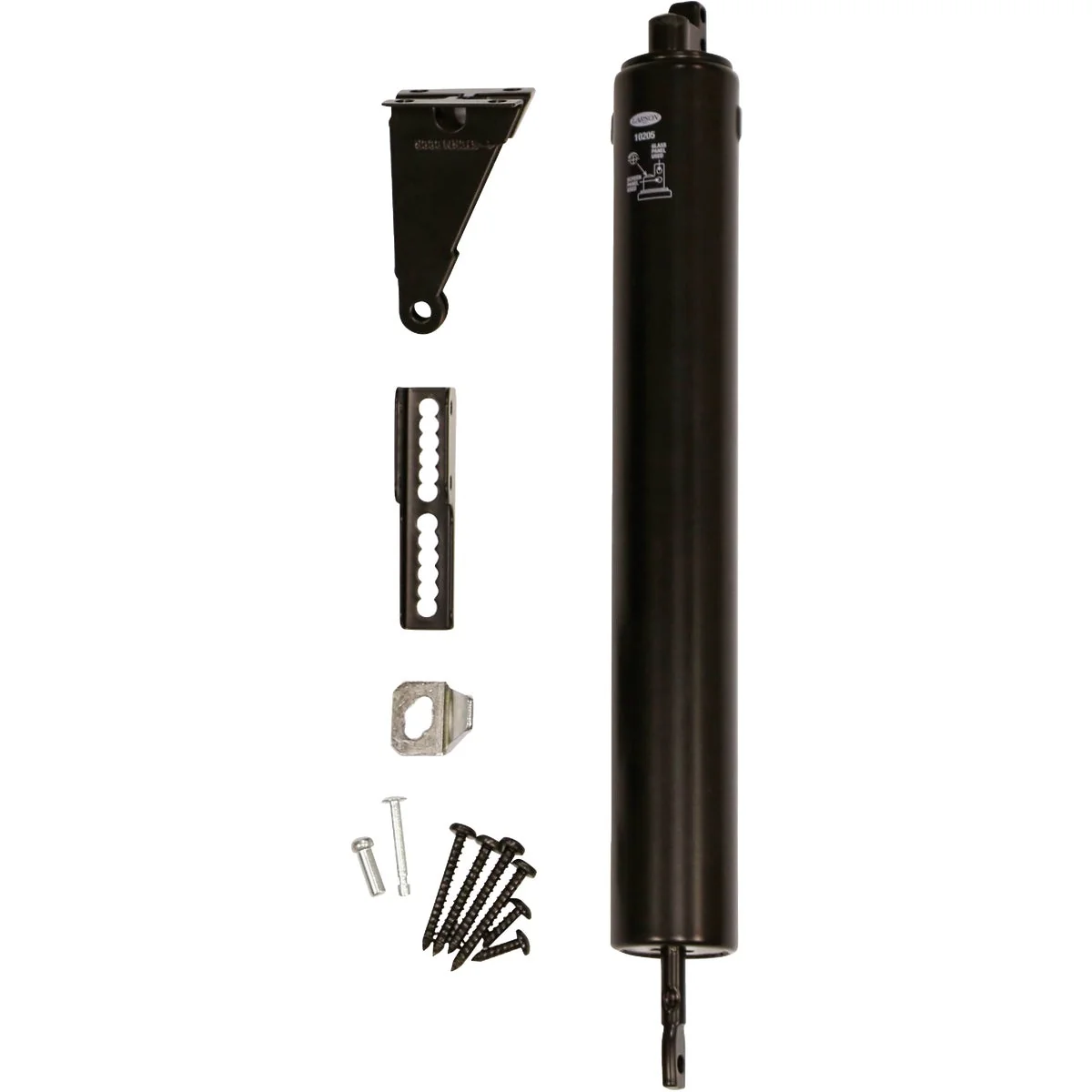 Natural Larson Black Heavy Duty Storm Door Closer Healthy