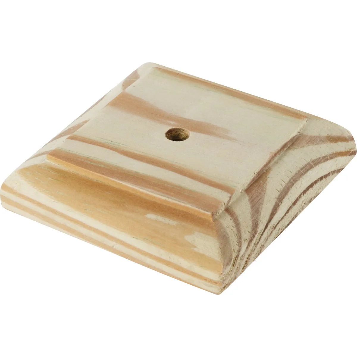 Certified ProWood 4 In. x 4 In. Treated Wood Slat Base Post Cap Crafted