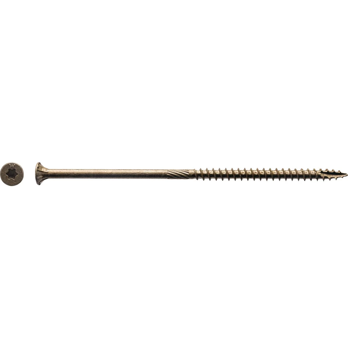 Excellent Big Timber 10 x 5 In. Bronze Flat Head Wood Screw 37 Ct. 1 Lb. Versatile