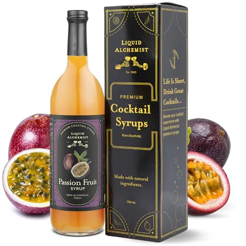 Stylish Passion Fruit Syrup for Cocktails 25.4 Fl Oz Official