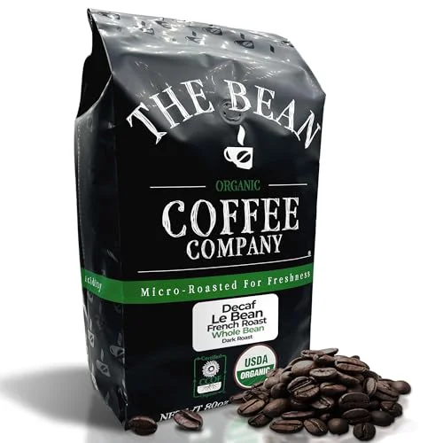 Consistent The Bean Organic Coffee Co. Decaf Le Bean French 80 Ounce Breathable