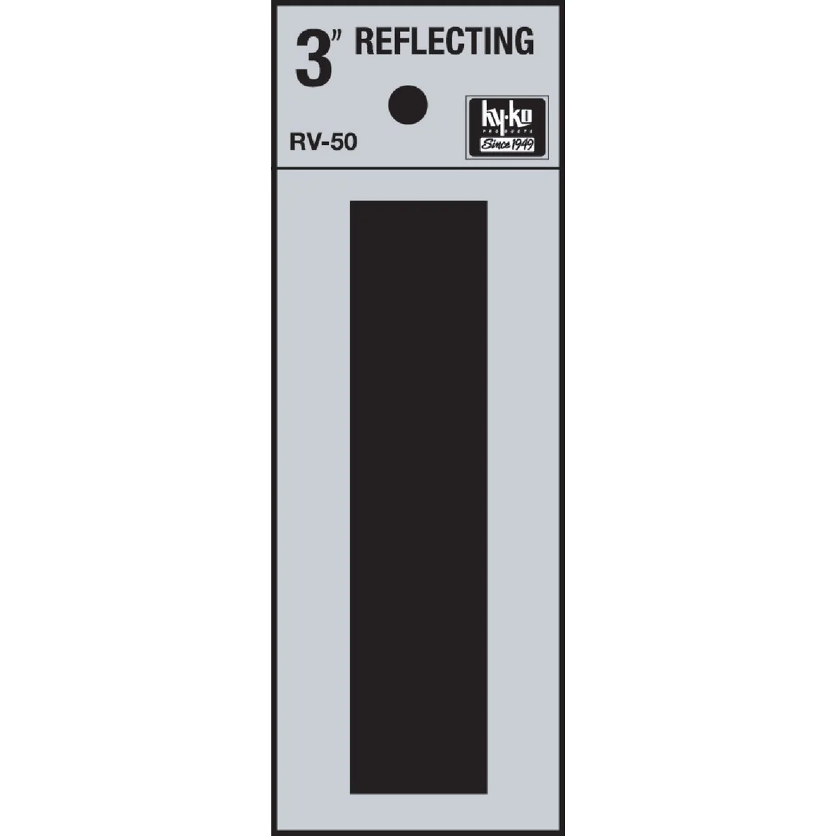 Exclusive Hy-Ko Vinyl 3 In. Reflective Adhesive Letter I Expertly Made