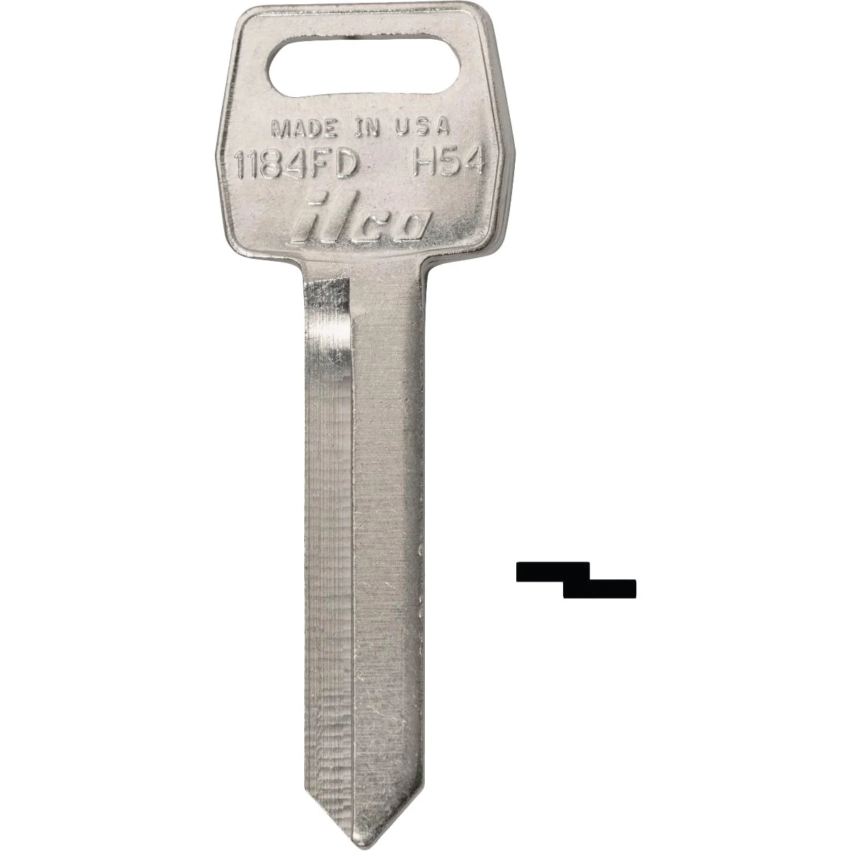 User-Friendly ILCO Ford Nickel Plated Automotive Key H54 10-Pack Elite