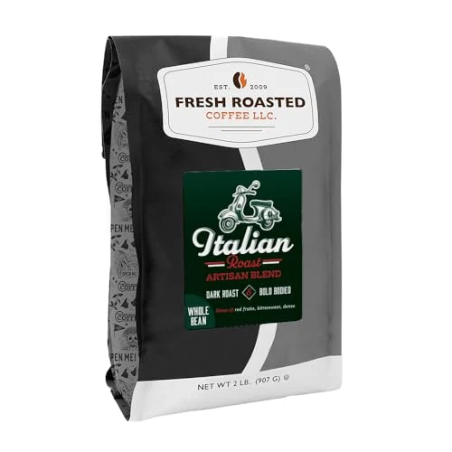 Stylish Italian Roast Whole Bean Coffee 32 Ounce Relaxed