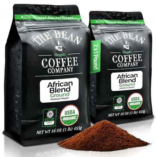 Smart The Bean Organic Coffee Co. African Blend 32 Ounce Pure