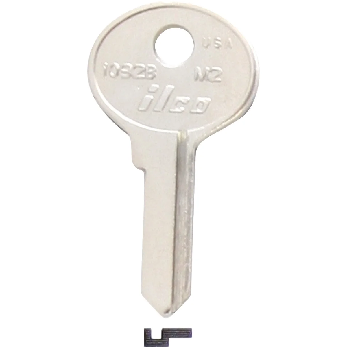 Secure ILCO Master Nickel Plated Padlock Key M2 10-Pack Artisan