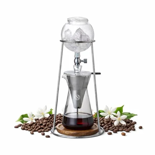 Organic Iced Coffee Cold Brew Drip Coffee Maker Stainless Steal Elegant