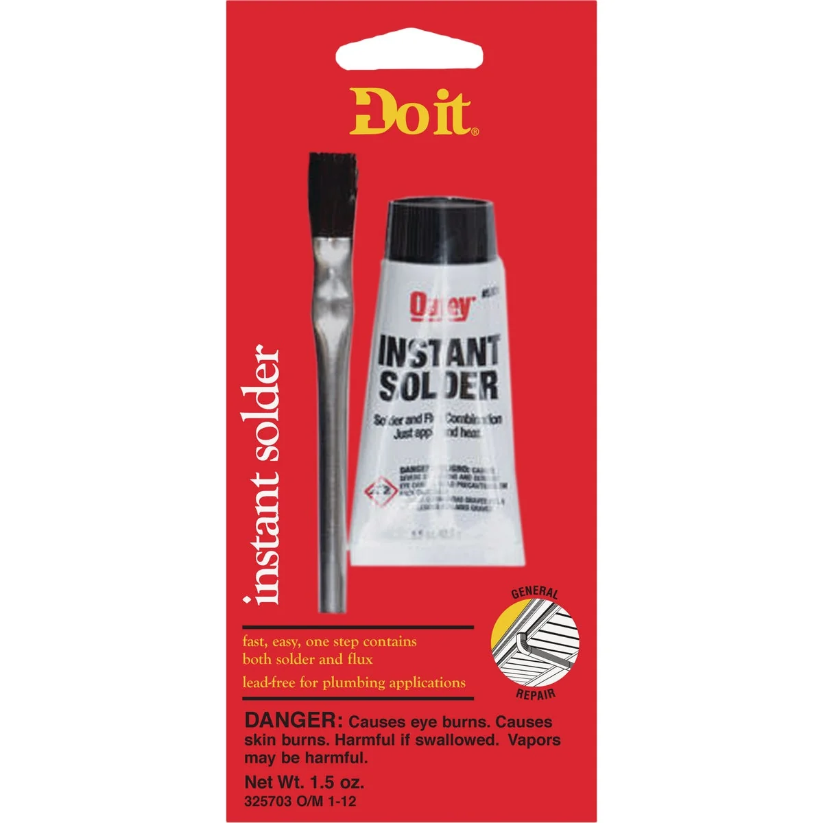 Prestigious Do it 1-1 2 Oz. Solid 95 Tin 5 Antimony Solder User-Friendly