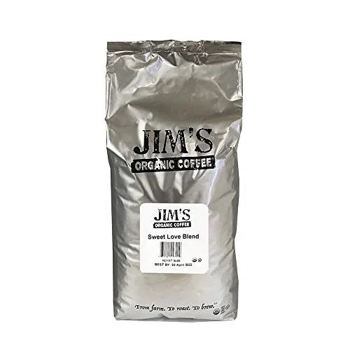 Exceptional Jim s Organic Coffee Sweet Love Blend Durable