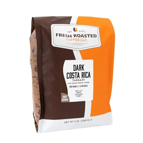 Enhanced Dark Costa Rican Tarrazu Drip Ground Coffee 80 Ounce Innovative