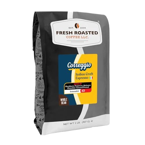 Reliable Correggio Italian Craft Artisan Blend Whole Bean Coffee 32 Ounce High-End