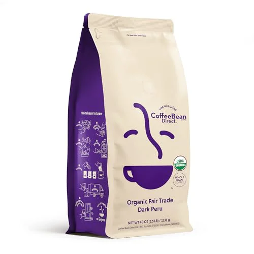 Unique Organic Fair Trade Dark Peru 40 Ounce Smooth