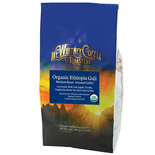 Mt. Whitney Organic Ethiopia Guji Coffee 80 Ounce Classic