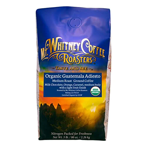 Casual Mt. Whitney Guatemala Adiesto Cooperative Organic Low Acid Coffee 80 Ounce Proven