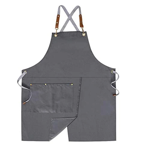 World-Class Crossback Apron with Pockets x2 Detailed