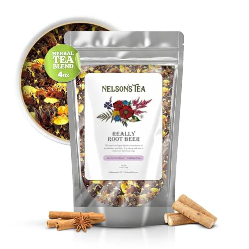 Consistent ly Root Beer Sarsaparilla Loose Leaf Tea 4 Ounce Refined