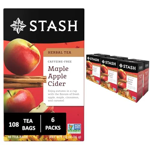 Verified Maple Apple Cider Herbal Tea 108 Count Smart