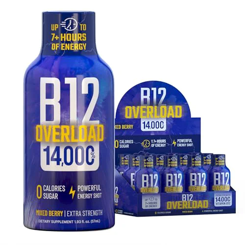 Practical B12 Overload Extra Strength Energy Shot 23.16 Fl Oz Outstanding