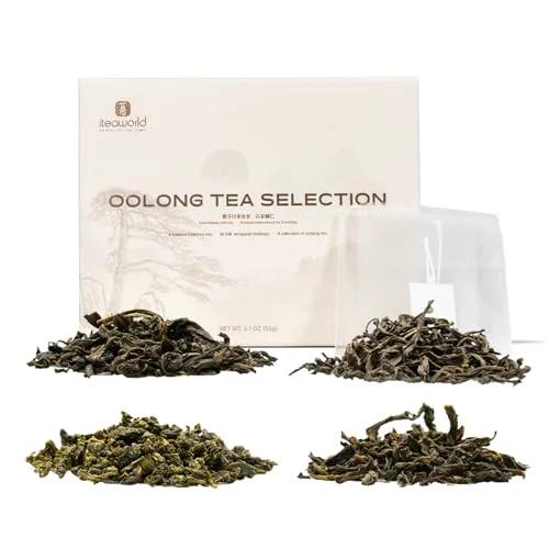 Casual 4 Flavors Oolong Loose Leaf Tea Sampler 2.1 Ounce Secure