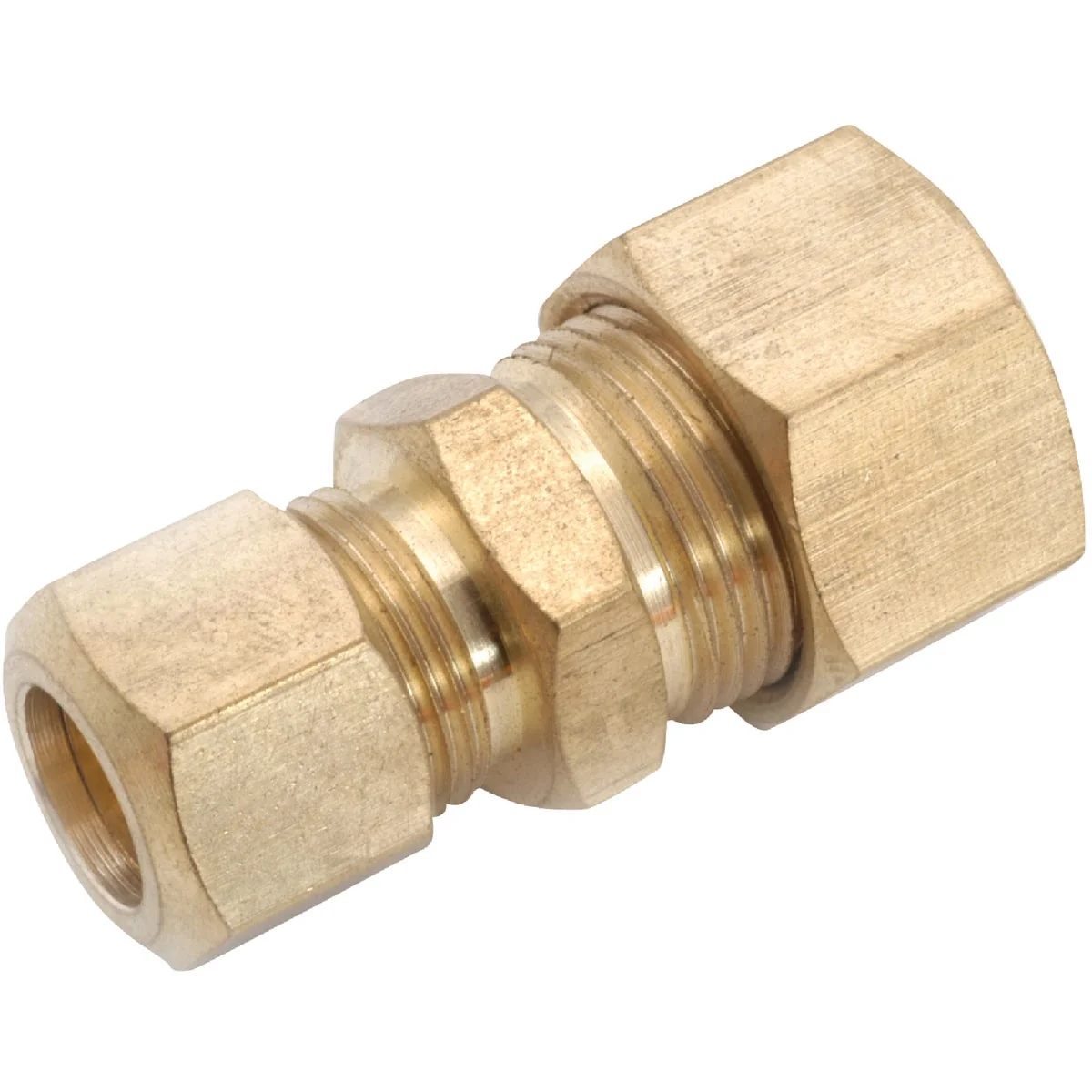 Lightweight Anderson Metals 1 2 In. x 3 8 In. Brass Low Lead Compression Union Superior